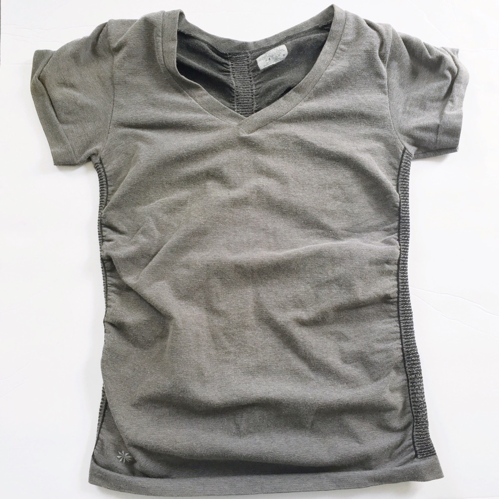 Althleta Ruched Workout Short Sleeve Shirt